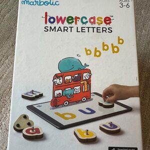 Interactive Learning Toy Set with Magnetic Letters for iPad